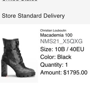 Stellar! LOUBOUTIN- Christian Louboutin “Macademia”. Size 40. Made in Italy.